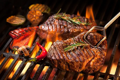grilled steaks