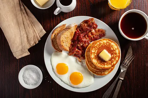 Breakfast, eggs, coffee...etc