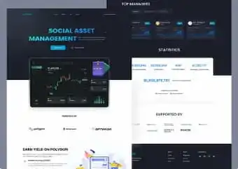Website Design : dashboard with charts