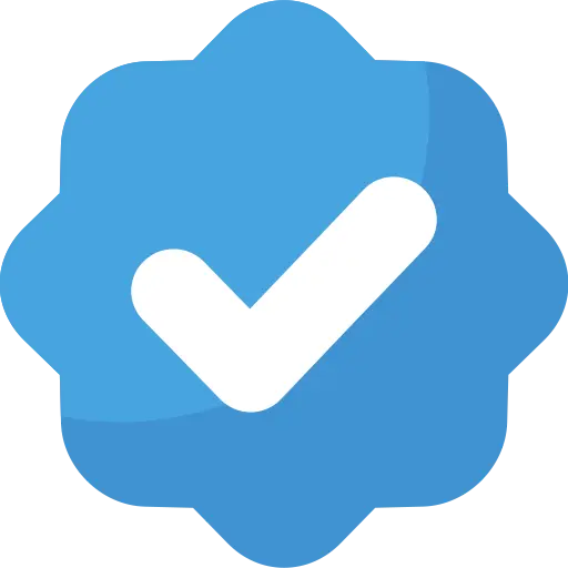 blue verification checkmark